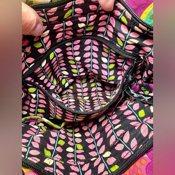 RETIRED 2012 VINTAGE Vera Bradley VaVa Voom Handbag Shoulder Bag Floral Quilted - Picture 10 of 16